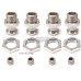 CONVERSION KIT WHEEL HUB ADAPTERS FOR 1/10 SCALE MODELS TO 17mm WITH NUTS